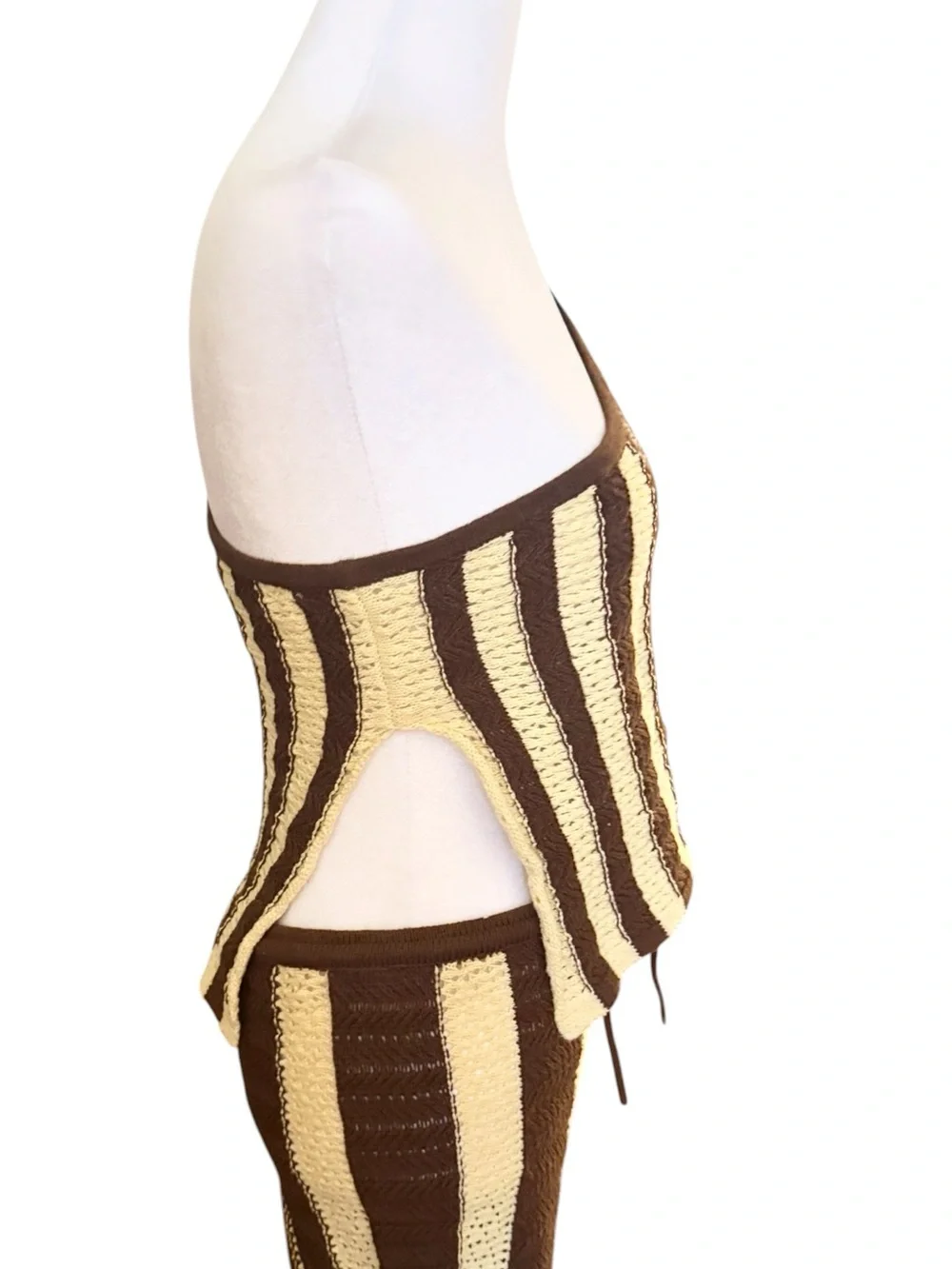 Free People Free-EST Joan Fauxchet Set in Brown NWOT - Picture 9 of 11